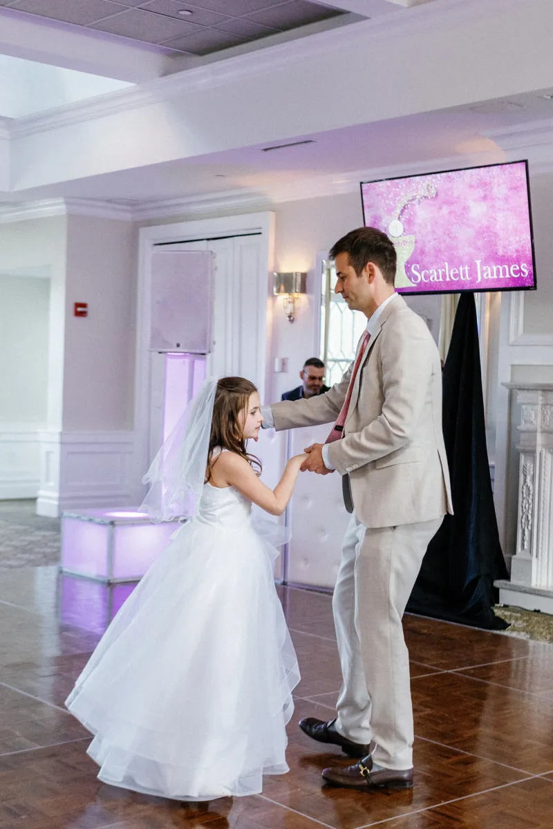 Father daughter first communion dance