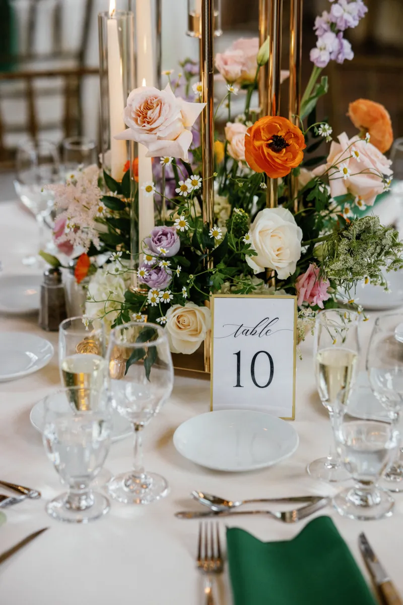 Wedding table decoration