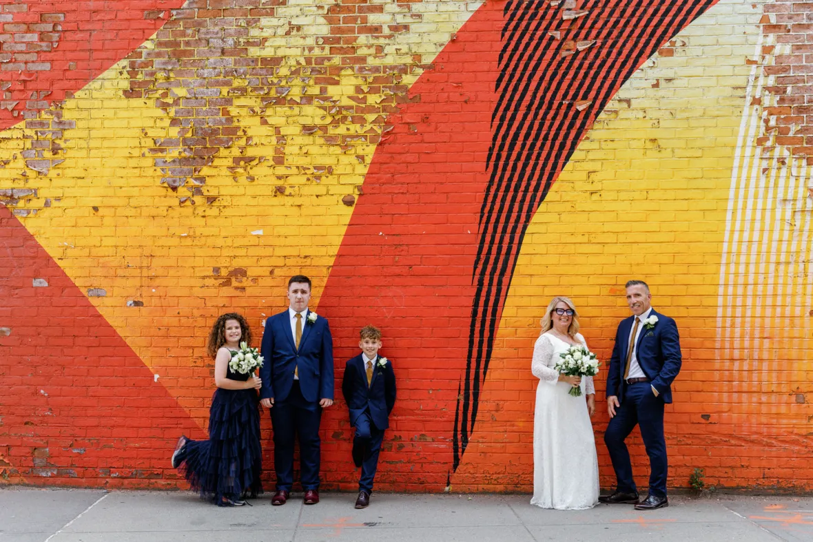 DUMBO elopement portrait