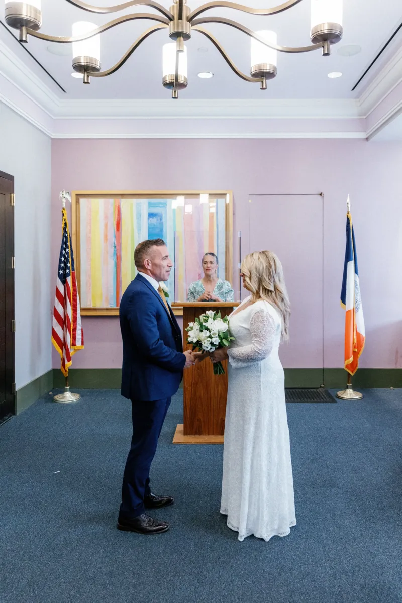 NYC City Hall elopement ceremony