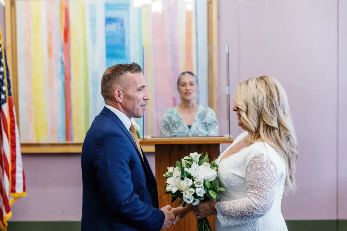 NYC City Hall elopement ceremony