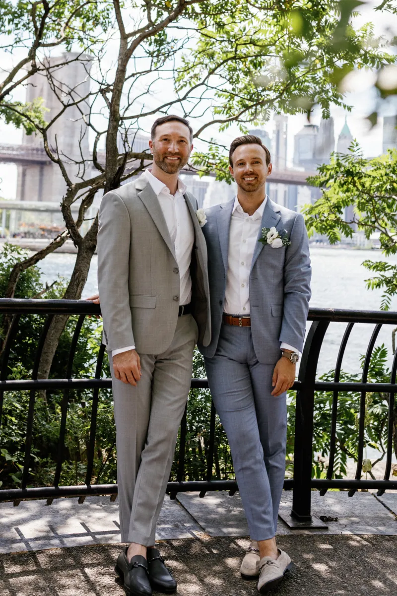 Same sex wedding portrait