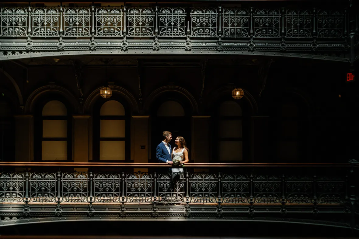 The Beekman hotel wedding portrait